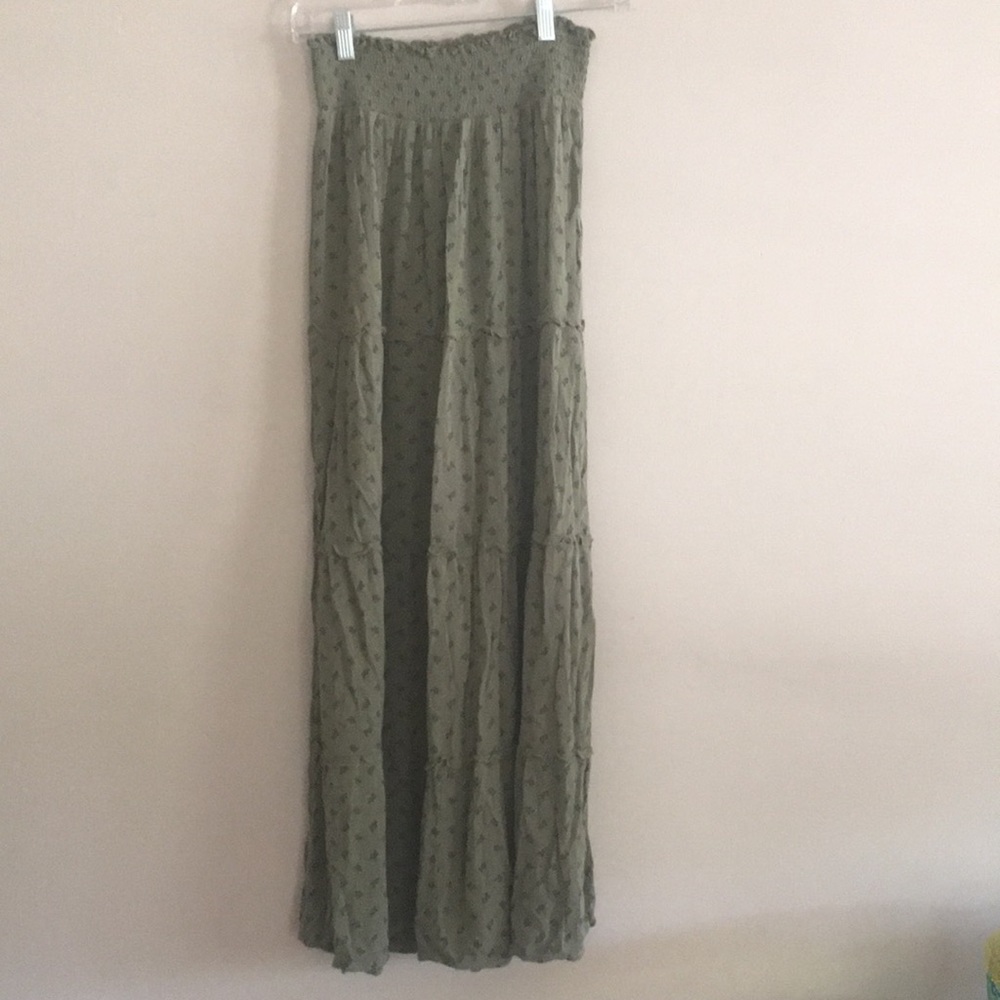 Target Long Hunter Green Skirt